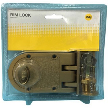 Show details for Yale V198GL,V198AB, Single Rim Lock Deadbolt, YV198AB Picture of Yale V198GL,V198AB, Single Rim Lock Deadbolt, YV198AB