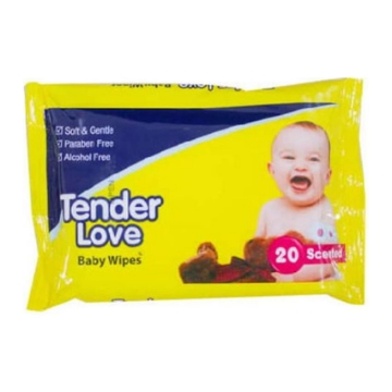 Show details for Tender Love Baby Wipes Scented, TEN06 Picture of Tender Love Baby Wipes Scented, TEN06