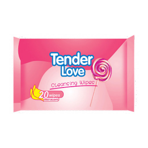 Picture of Tender Love Sweet Delights Cleansing Wipes, TEN09