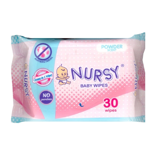 Picture of Nursy Baby Wipes Powder Scent, NUR04