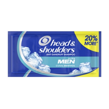 Show details for Head & Shoulders Cool Menthol Anti-Dandruff Shampoo for Men 12ML, HEA15 Picture of Head & Shoulders Cool Menthol Anti-Dandruff Shampoo for Men 12ML, HEA15