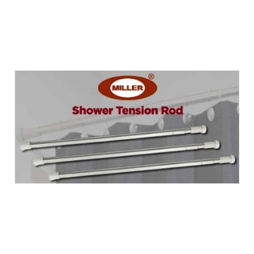 Show details for Miller Aluminum Shower Tension Rod, ML204S Picture of Miller Aluminum Shower Tension Rod, ML204S