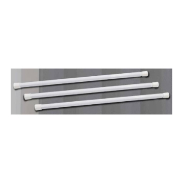 Show details for Miller White Shower Tension Rod, ML204 Picture of Miller White Shower Tension Rod, ML204