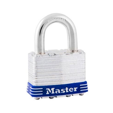 Show details for Master Lock 44MM 24MM Shackle Laminated Steel Padlock, MSP1D Picture of Master Lock 44MM 24MM Shackle Laminated Steel Padlock, MSP1D