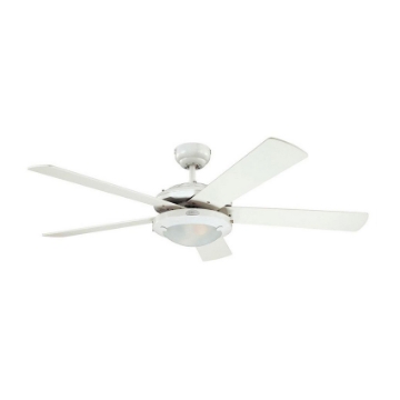 Show details for Westinghouse Comet 52" White Ceiling Fan, WH5C52WHD Picture of Westinghouse Comet 52" White Ceiling Fan, WH5C52WHD