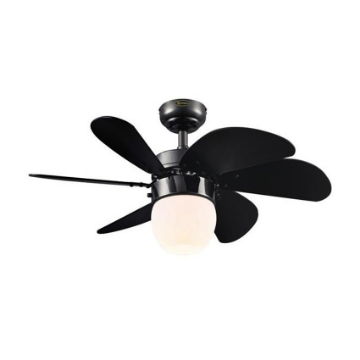 Show details for Westinghouse Turbo Swirl 30" Black Ceiling Fan, WH6T30BKD Picture of Westinghouse Turbo Swirl 30" Black Ceiling Fan, WH6T30BKD