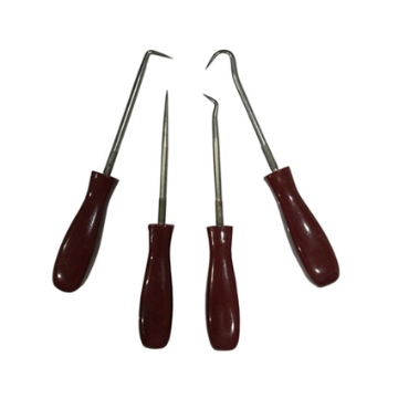 Show details for Licota Mini Hook and Pick Set (Silver/Maroon), ATG-6108 Picture of Licota Mini Hook and Pick Set (Silver/Maroon), ATG-6108