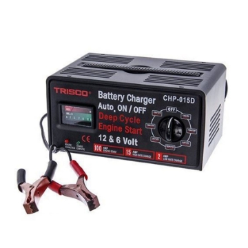 Show details for Trisco Battery Charger 15 Amps 6/12 Volts, CHP-015D Picture of Trisco Battery Charger 15 Amps 6/12 Volts, CHP-015D