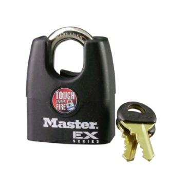 Show details for Master Lock All -Weather Padlock W/ Xenoy Thermoplastic Cover (Black, Green), 311D Master Lock All -Weather Padlock W/ Xenoy thermoplastic cover 4pcs/box (Black, Green)