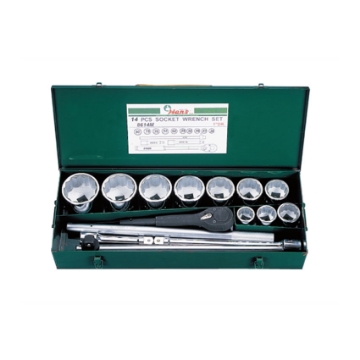 Show details for Hans 1" Drive 14 Pcs. Socket Wrench Set-Inches Size, 8614-2A Picture of Hans 1" Drive 14 Pcs. Socket Wrench Set-Inches Size, 8614-2A