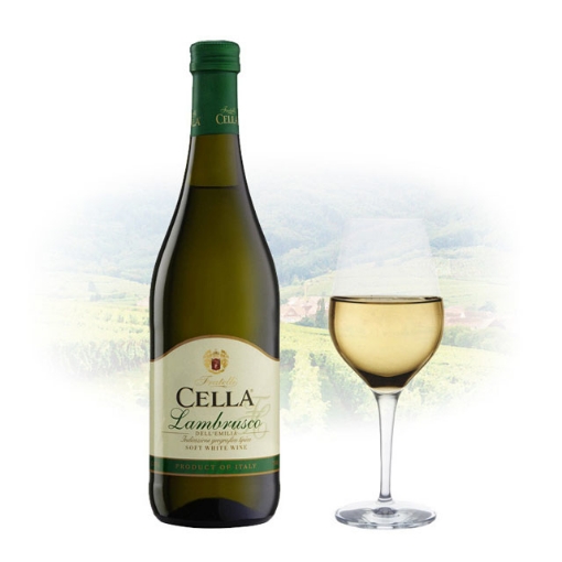 Picture of Fratelli Cella Lambrusco dell'Emilia Bianco Italian White Wine 750 ml, FRATELLILAMBRUSCO