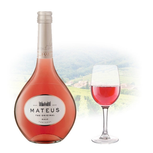 Picture of Mateus The Original Rose Portuguese Pink Wine 750 ml, MATEUSROSE750