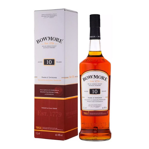 Picture of Bowmore 10 Year Old Single Malt Scotch Whisky 700 ml, BOWMORE10