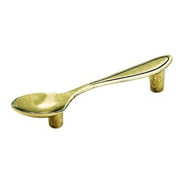 Show details for Amerock Pull Spoon Regency Brass and Saturated Chrome, AR9330R1 Picture of Amerock Pull Spoon Regency Brass and Saturated Chrome, AR9330R1