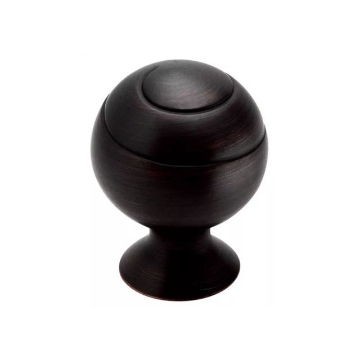 Show details for Amerock Knob Ball Black, AR9338FB Picture of Amerock Knob Ball Black, AR9338FB