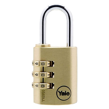Show details for Yale Padlock 3-Dial Solid Brass 31mm 26mm Shackle, YLHY150/30/125/1 Picture of Yale Padlock 3-Dial Solid Brass 31mm 26mm Shackle, YLHY150/30/125/1