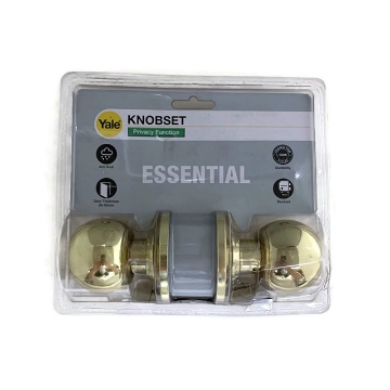 Show details for Yale Knobset Private Essential Antique Brass, YLHVCA4142US5 Picture of Yale Knobset Private Essential Antique Brass, YLHVCA4142US5