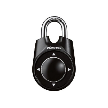Show details for Master Lock Padlock Speed Dial Combination 54mm 25mm Shackle (Black, Red, Blue, Purple), MSP1500IDBLK Picture of Master Lock Padlock Speed Dial Combination 54mm 25mm Shackle (Black, Red, Blue, Purple), MSP1500IDBLK