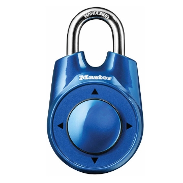 Show details for Master Lock Padlock Speed Dial Combination 54mm 25mm Shackle (Black, Red, Blue, Purple), MSP1500IDBLK Picture of Master Lock Padlock Speed Dial Combination 54mm 25mm Shackle (Black, Red, Blue, Purple), MSP1500IDBLK