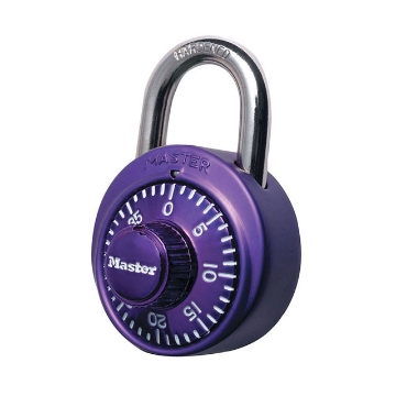 Show details for Master Lock Padlock Dial Combination 48mm 19mm Shackle (Blue, Red, Black, Purple), MSP1530DCMBLU Picture of Master Lock Padlock Dial Combination 48mm 19mm Shackle (Blue, Red, Black, Purple), MSP1530DCMBLU