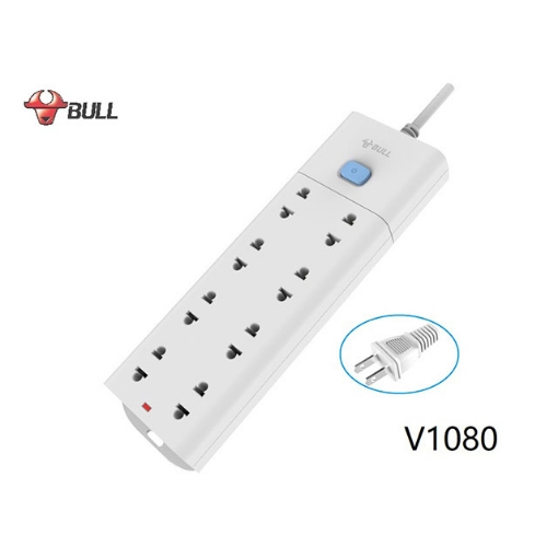 Picture of Bull Extension Board 8 Outlets 1 Switch, V1080