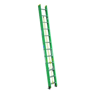 Show details for Jinmao Fiberglass Extension Ladder Green 16 Feet (2x8) 22 lbs, JMFM42208II Picture of Jinmao Fiberglass Extension Ladder Green 16 Feet (2x8) 22 lbs, JMFM42208II