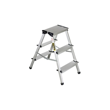 Show details for Jinmao Aluminum 3 Steps Folding Step Ladder, JMA082203 Picture of Jinmao Aluminum 3 Steps Folding Step Ladder, JMA082203