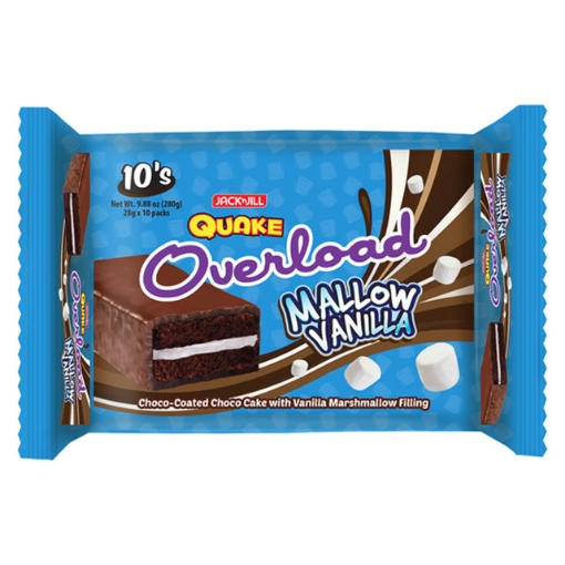 Picture of Jack 'N Jill Quake Overload Mallow Vanilla 10 packs, QUA09