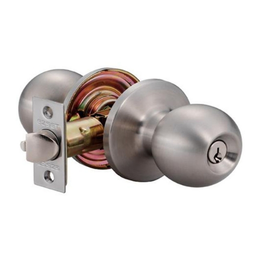 Picture of Ezset Knobset Entrance Bala Satin Stainless Steel Grade 3, EZ100TBAUS32D