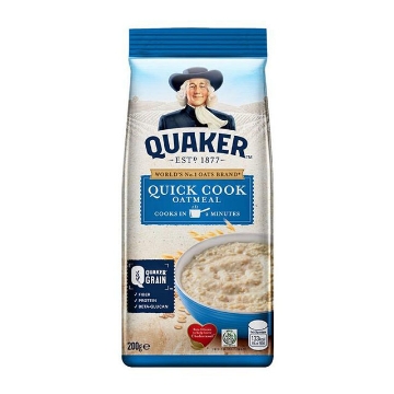 Show details for Quaker Oats Quick Cook ((200g, 400g, 800g), QUA24 Picture of Quaker Oats Quick Cook ((200g, 400g, 800g), QUA24