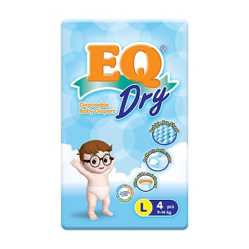 Show details for EQ Diaper Dry Large (4's, 48's, 72's), EQ035Y Picture of EQ Diaper Dry Large (4's, 48's, 72's), EQ035Y