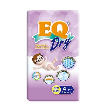 Show details for EQ Diaper Dry Newborn (4's, 22's, 44's), EQ077Y Picture of EQ Diaper Dry Newborn (4's, 22's, 44's), EQ077Y
