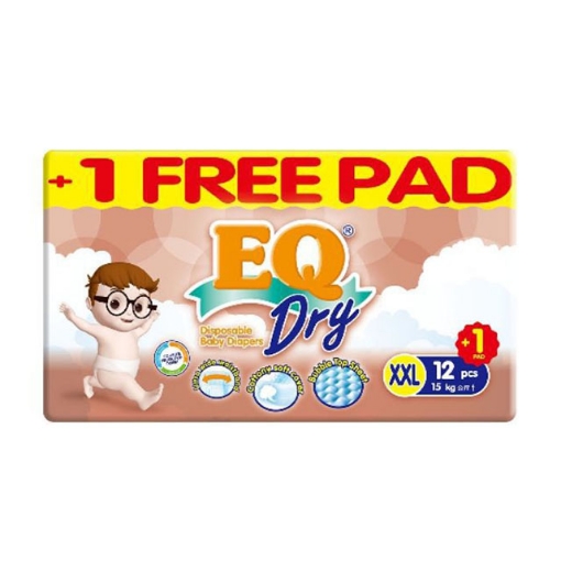 Picture of EQ Diaper Dry XXL 12+1's, EQ063A