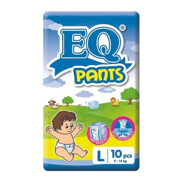 Show details for EQ Diaper Pants Large (10's, 24's, 40's, 66's), EQ082 Picture of EQ Diaper Pants Large (10's, 24's, 40's, 66's), EQ082