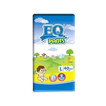 Show details for EQ Diaper Pants Large (10's, 24's, 40's, 66's), EQ082 Picture of EQ Diaper Pants Large (10's, 24's, 40's, 66's), EQ082