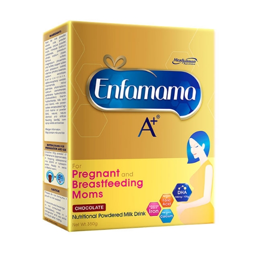 Picture of Enfamama A+ Chocolate Powdered Milk Drink for Pregnant and Breastfeeding Mom 350g, ENFAMAMACHOCO