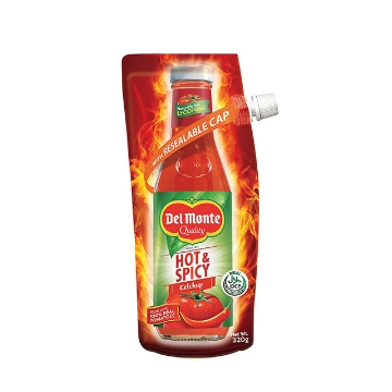 Show details for Del Monte Tomato Ketchup Hot and Spicy 320g, DEL22 Picture of Del Monte Tomato Ketchup Hot and Spicy 320g, DEL22