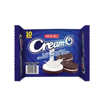 Picture of Jack 'N Jill Cream-O 27g 10 packs (Cookies and Cream, Chocolate, Vanilla), CRE61