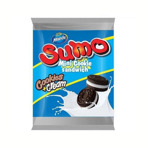 Picture of Monde Sumo Mini Cookies and Cream 20g 10 packs, MON51