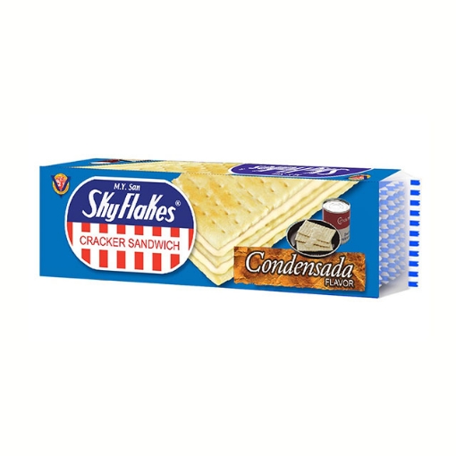 Picture of M.Y San Skyflakes Cracker Sandwich Condensada 30g 10 packs, SKY21