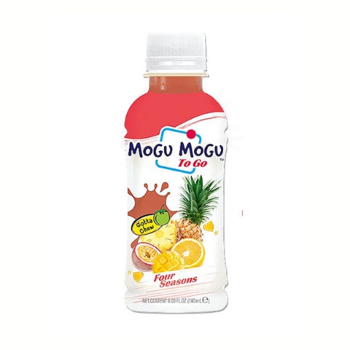 Picture of Mogu Mogu To Go Nata De Coco Juice Four Seasons 180 ml 6 pcs, MOG25