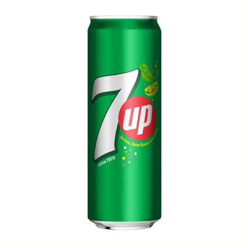 Picture of 7-Up Regular In Can (Sleek) 330 ml, 7UP09