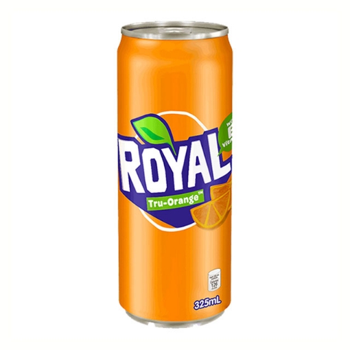 Picture of Royal Tru-Orange In Can (Slim) 330 ml, ROY19