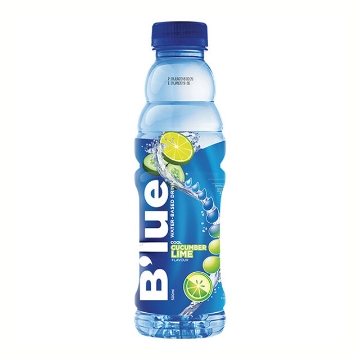Show details for B'lue Drink 500 ml (Cool Cucumber Lime, Enlivening Orange, Inspiring Calamansi, Peppy Lychee, Perky Pear), BLU21 Picture of B'lue Drink 500 ml (Cool Cucumber Lime, Enlivening Orange, Inspiring Calamansi, Peppy Lychee, Perky Pear), BLU21