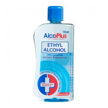 Show details for AlcoPlus Ethy Alcohol 70% Blue (150 ml, 250 ml, 500 ml), ALC04 Picture of AlcoPlus Ethy Alcohol 70% Blue (150 ml, 250 ml, 500 ml), ALC04