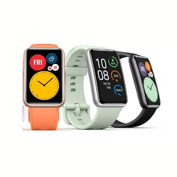 Show details for Huawei Watch Fit (Black, Green, Orange), HWATCHFIT Picture of Huawei Watch Fit (Black, Green, Orange), HWATCHFIT