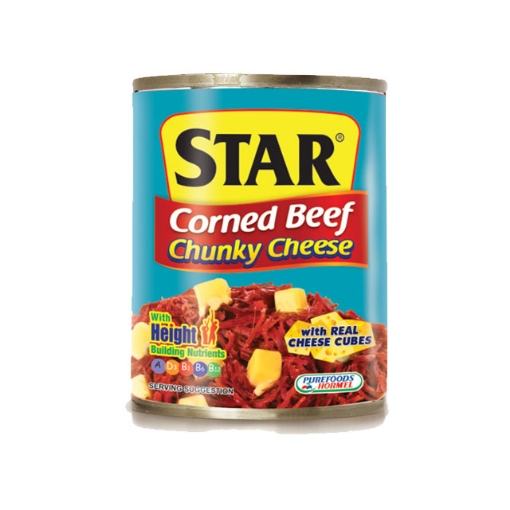 Picture of PureFoods Star Corned Beef Cheese 260g, PUR57