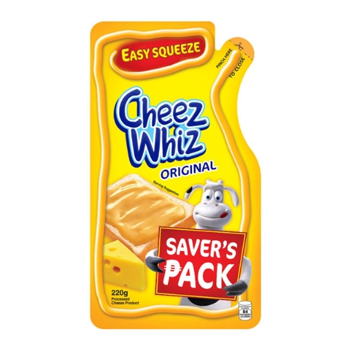 Picture of Cheez Whiz Original Sqeeze 220g, CHE42