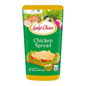 Show details for Lady's Choice  Chicken Spread Pouch 220ml, LAD26 Picture of Lady's Choice  Chicken Spread Pouch 220ml, LAD26