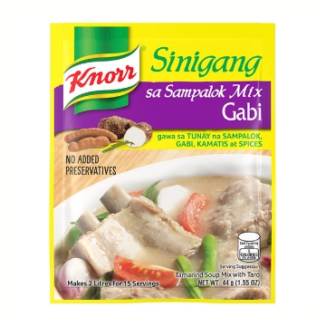Show details for Knorr Sinigang Mix Gabi 44g, KNO178 Picture of Knorr Sinigang Mix Gabi 44g, KNO178